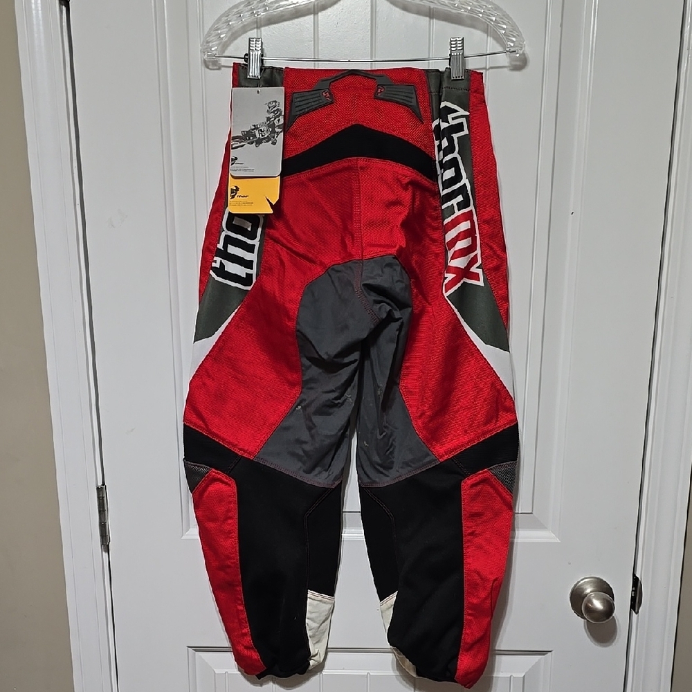 Thor Red and Black Racing Pants 28